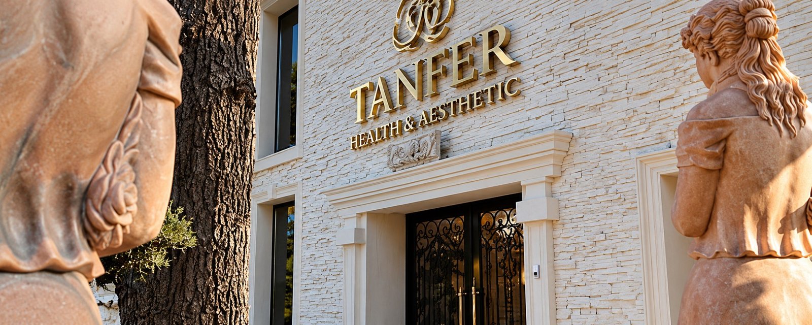 Tanfer Health & Aesthetic – Taş Duvar Paneli Uygulaması | Piedra – Blancura